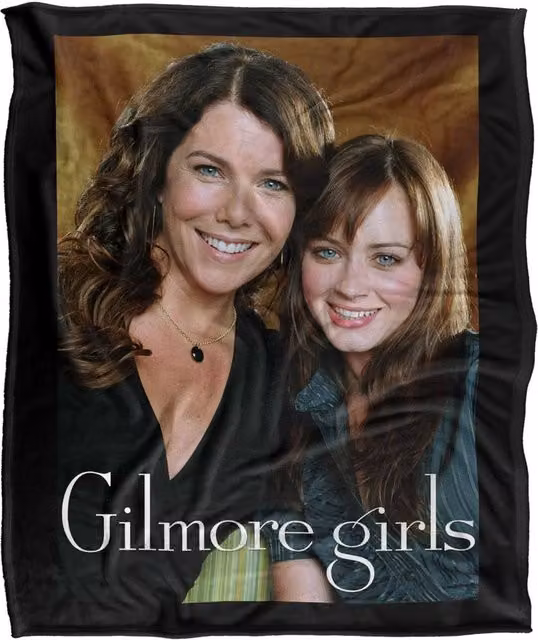 Warner Bros. Gilmore Girls Portrait Super Soft Fleece Throw Blanket, Multicolour, W: 91 x D: 147 cm – 6