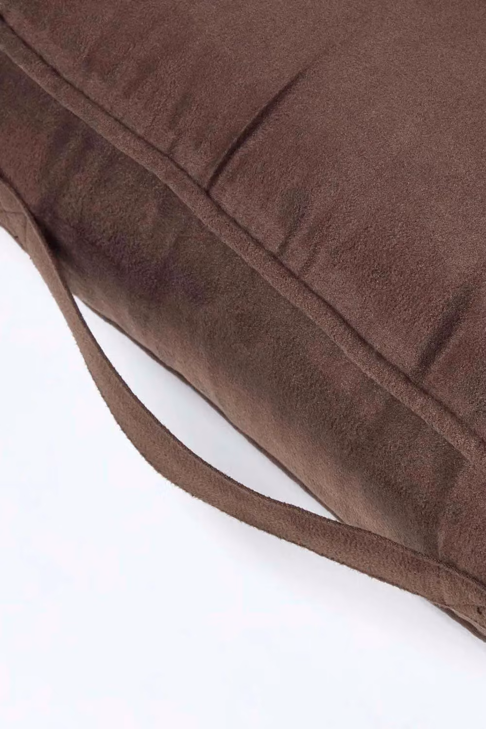 Homescapes Brown Faux Suede Coccyx Cushion, W/D/H: 50 x 50 x 5 cm – 4