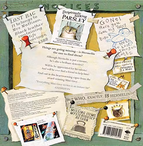 Hermelin: The Detective Mouse by Red Fox, Multicolour Paper Book – 2