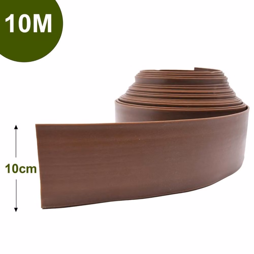 FLAVORA Garden Lawn Edging in Brown with 30 Ground Stakes – 2