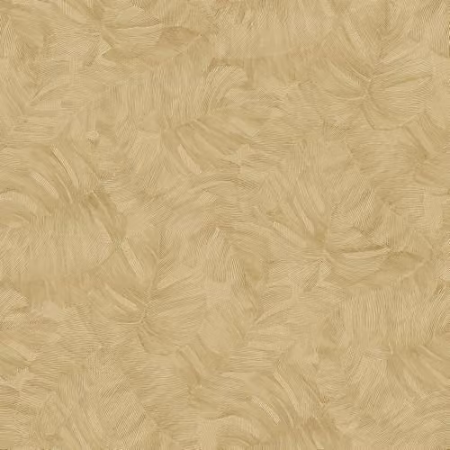 Grandeco Vanavara Monstera Leaf Textured Botanical Wallpaper, Yellow – 1