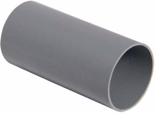 FloPlast Round 50mm Downpipe 2 Metre Grey for MiniFlo Gutter Systems