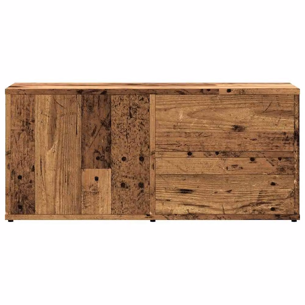 Berkfield Home Rustic TV Cabinet in Brown, W/D/H: 80 x 34 x 35.5 cm – 4