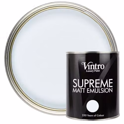 Vintro Luxury Matt Emulsion Multi Surface Paint in Baby Blue, 1L