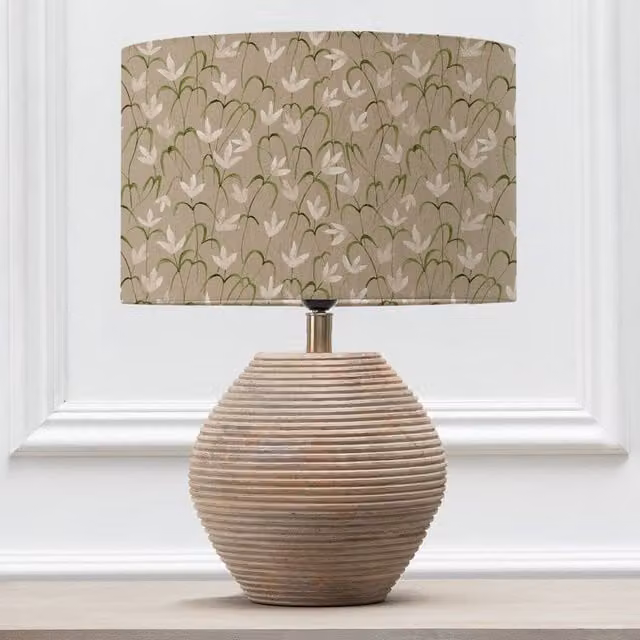 Voyage Maison Cerys Table Lamp with Fresia Eva Lampshade in Beige and Sand