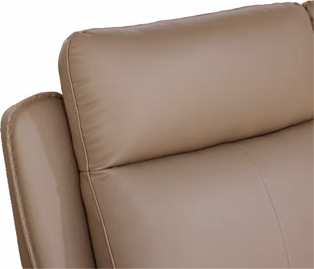 Aspire Rivington Real Leather Power Recliner 3 + 2 Sofa Set with USB Charging, Taupe