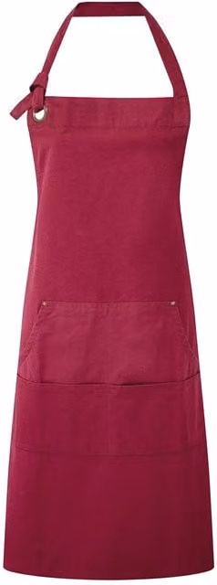 Premier Cotton Canvas Pocket Apron in Red