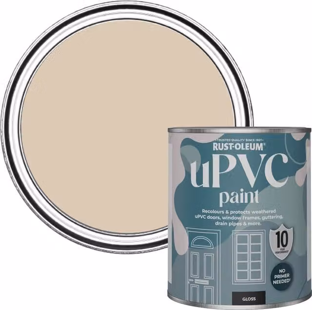Rust-Oleum Gloss Finish UPVC Paint in Warm Clay, 0.75 l