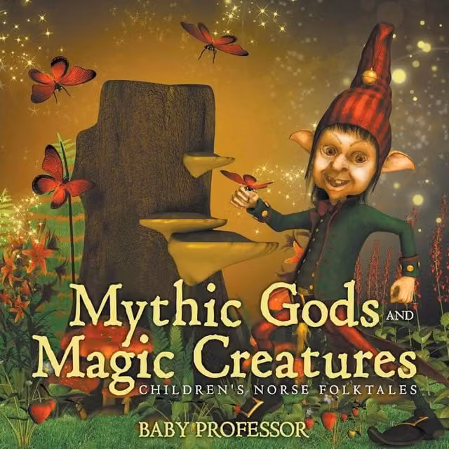 Baby Professor Mythic Gods and Magic Creatures Children's Norse Folktales Multicolour