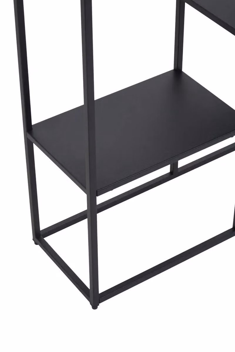 Orsina Grey Metal Multi-Level Corner Shelf Unit – 8