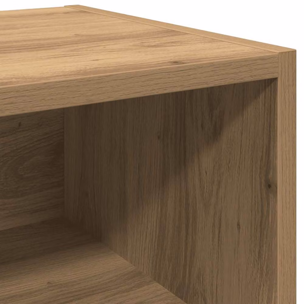 Berkfield Home Classic Bedside Cabinet in Artisan Oak, Brown, W/D/H: 40 x 30 x 50 cm – 4