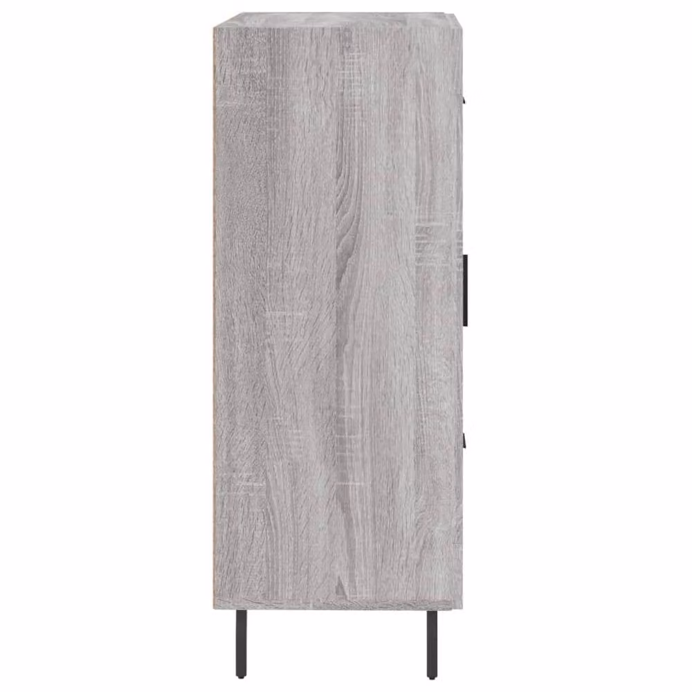 Berkfield Home Grey Sonoma Sideboard in Engineered Wood, W/D/H: 69.5 x 34 x 90 cm – 2