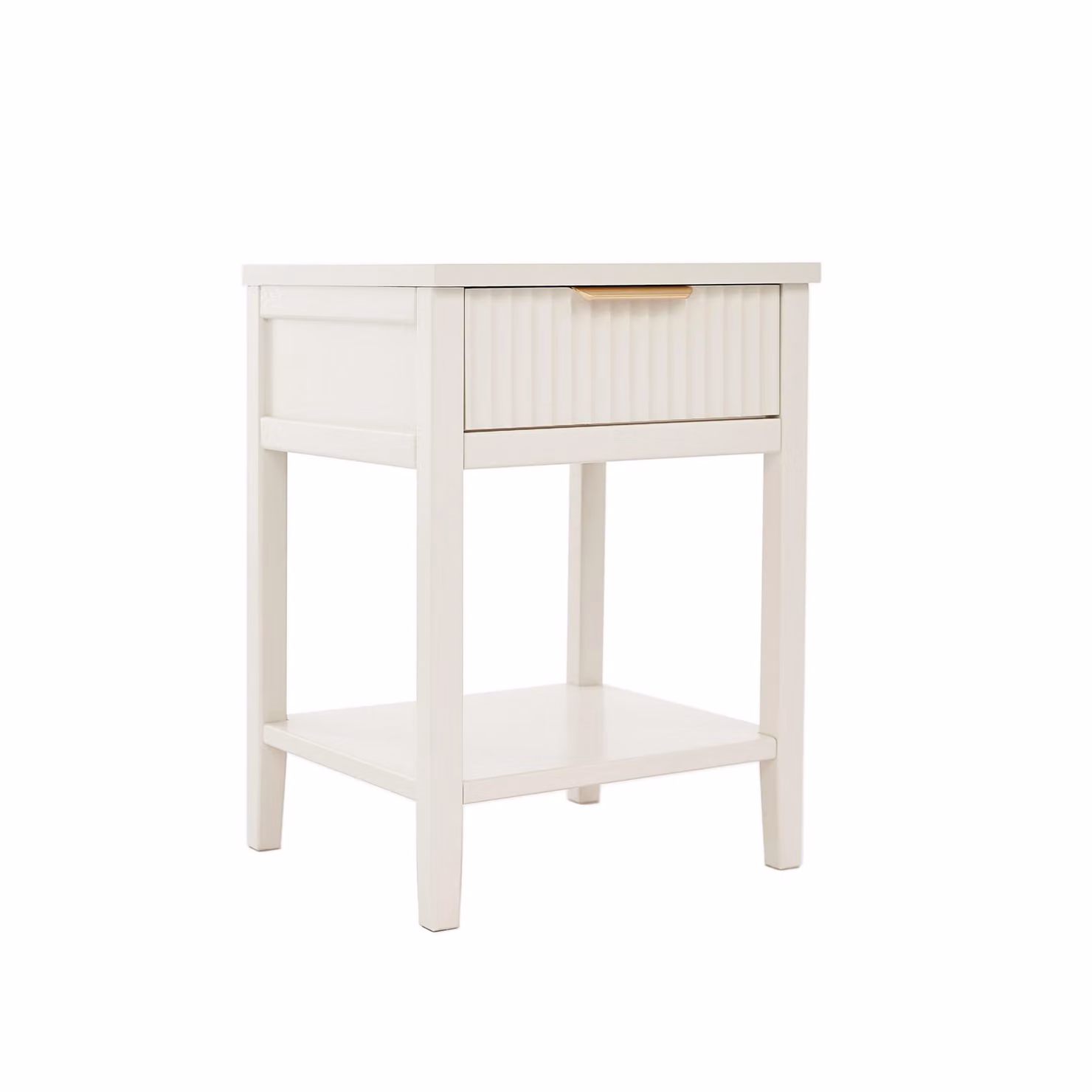 Cabinet Bits Monti 1 Drawer Bedside Table in White – 3