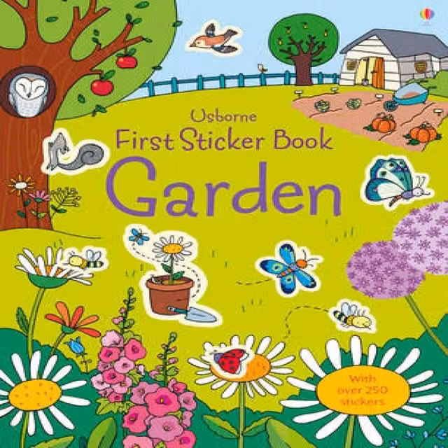Caroline Young First Sticker Book Garden Multicolour Paperback