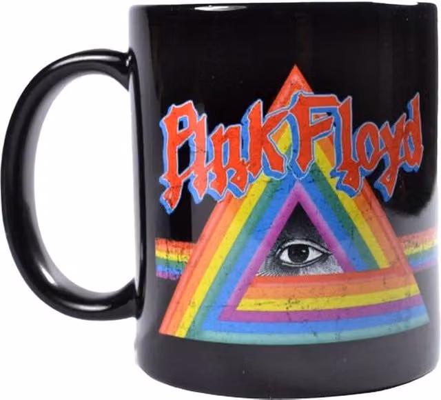 Pink Floyd Providence Ceramic Mug, Black, 325ml