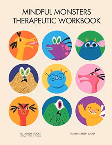Mindful Monsters Therapeutic Workbook: A Multicolour Feelings Activity Book for Children by Bumble Press – 1
