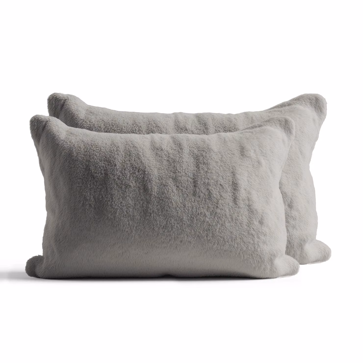 Home Sweet Home UK Teddy Fleece Pillow Case Set of 2 in Beige, W: 48 cm x L: 74 cm – 2