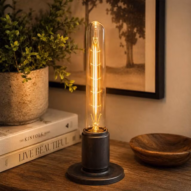 Orsina Bulbs T25 E27 40W Vintage Incandescent Filament Bulb in Gold