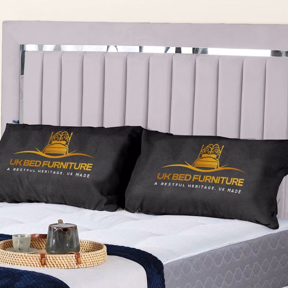 UK Bed Furniture Silver Upholstered Gas Lift Storage Single Bed with 48-inch Headboard – 2