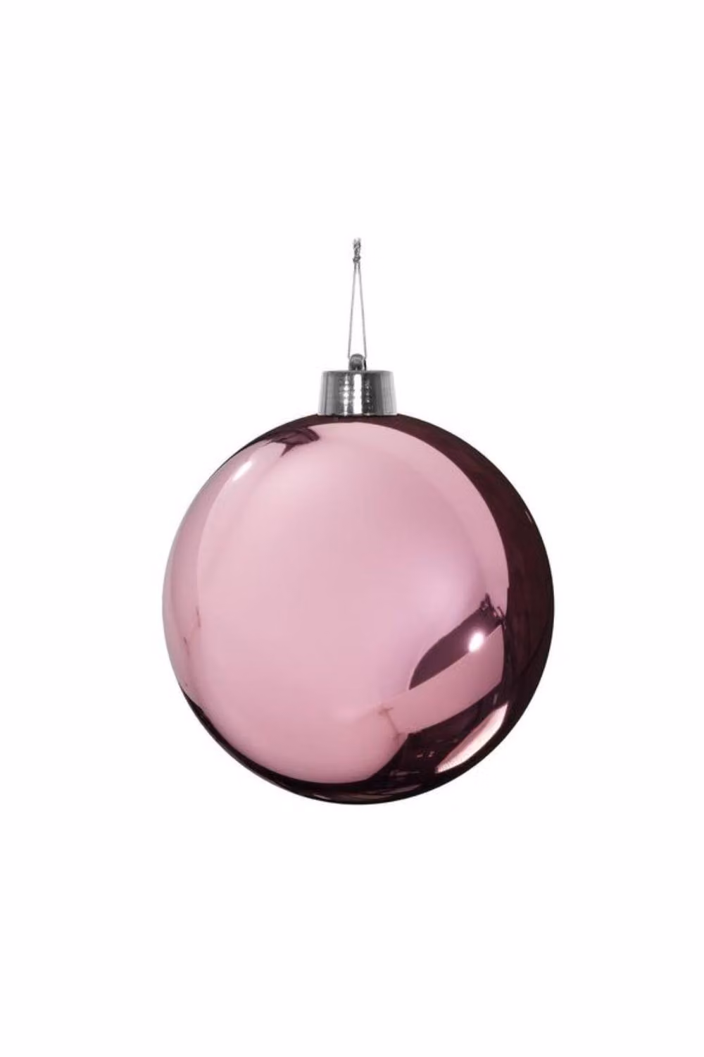 KDMD Pink Shiny Shatterproof Round Christmas Bauble, Diameter: 20 cm – 2