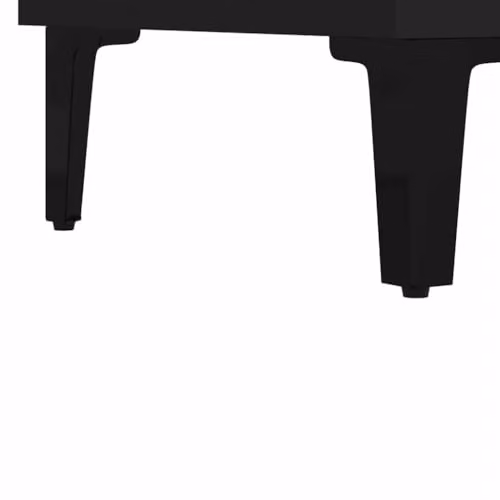 vidaXL Black Classic Sideboard with Glass and MDF, W/D/H: 69.5 x 34 x 90 cm – 4