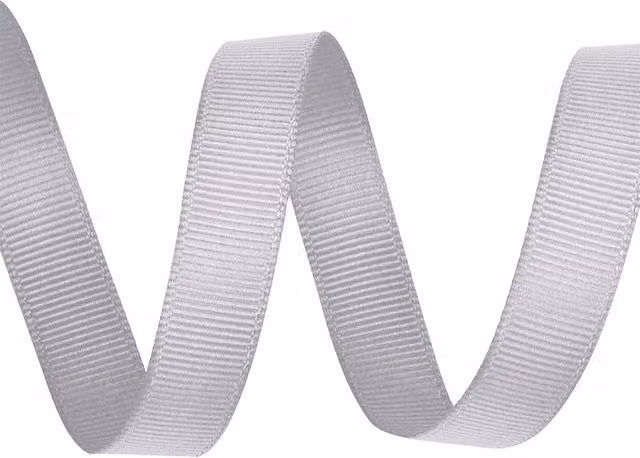 Neel Blue Silver Grosgrain Polyester Ribbon, 15mm x 10 Metres – 1