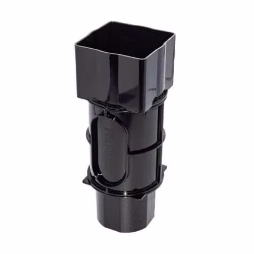 FloPlast Universal Downpipe Access Pipe, Black