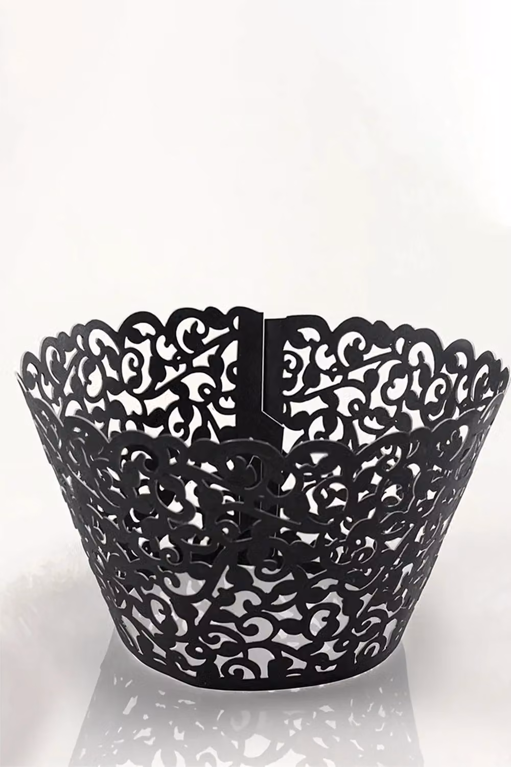 Neel Blue Paper Cupcake Wrappers and Muffin Holders, 25 Pieces, Black and Blue – 3