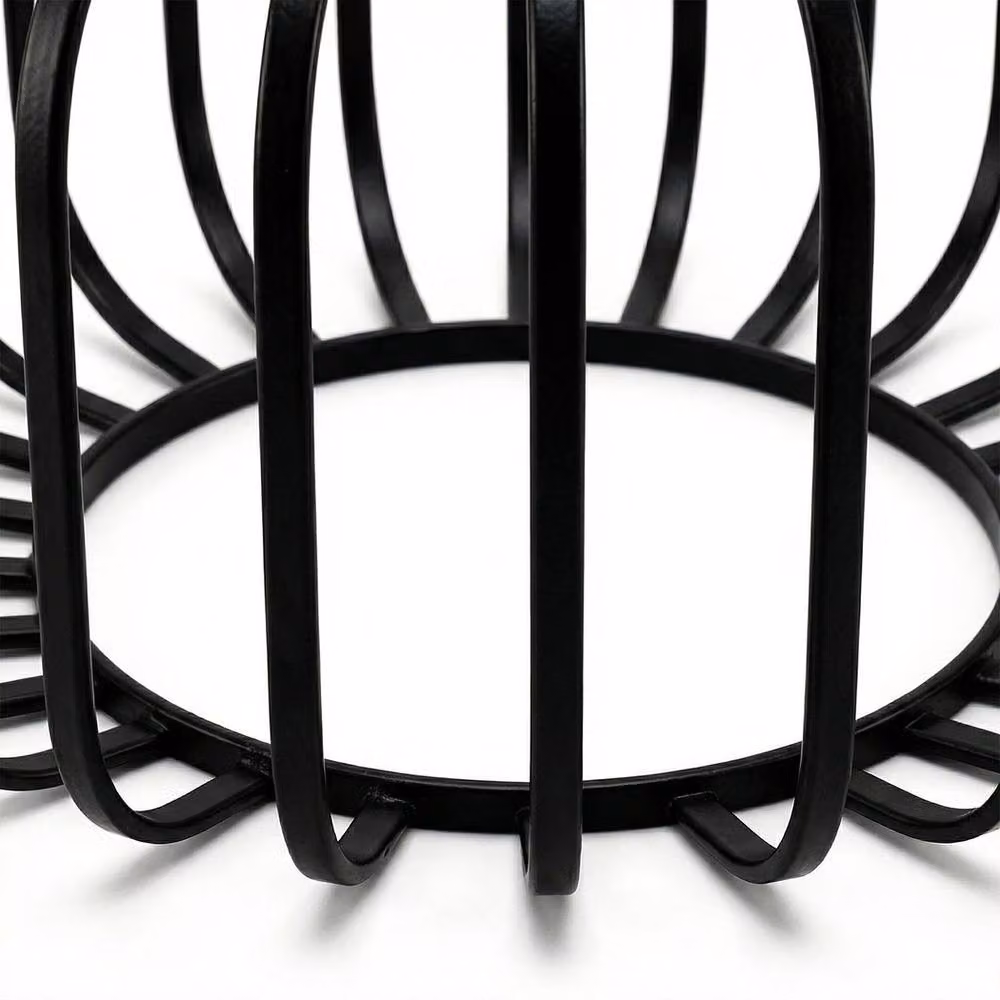 Emitto Industrial Black Metal Cylinder Pendant Light Shade with Reducer Ring – 5