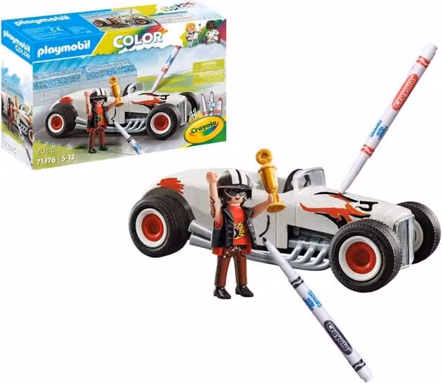 Playmobil Hot Rod Vehicle Playset in White