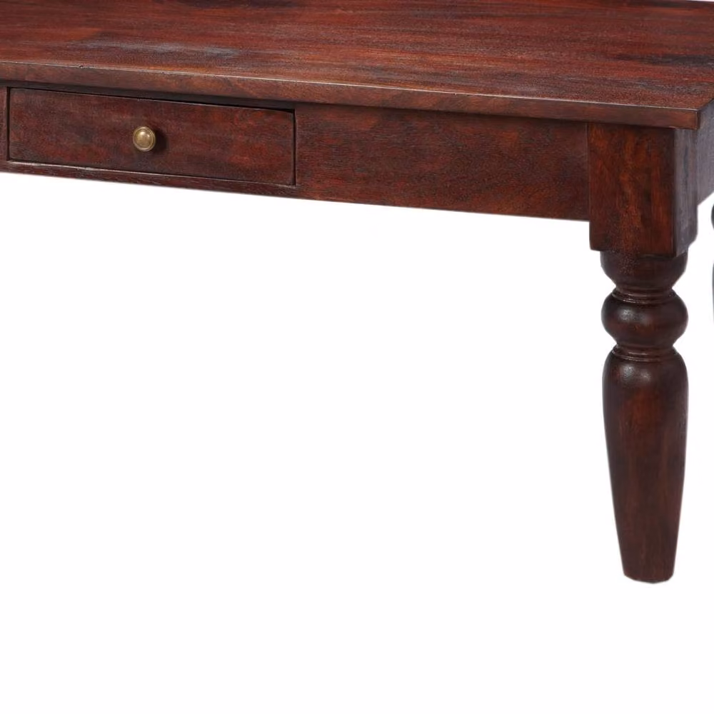 Wyld Haus Oxford Mango Wood Coffee Table in Brown with 1 Drawer – 3
