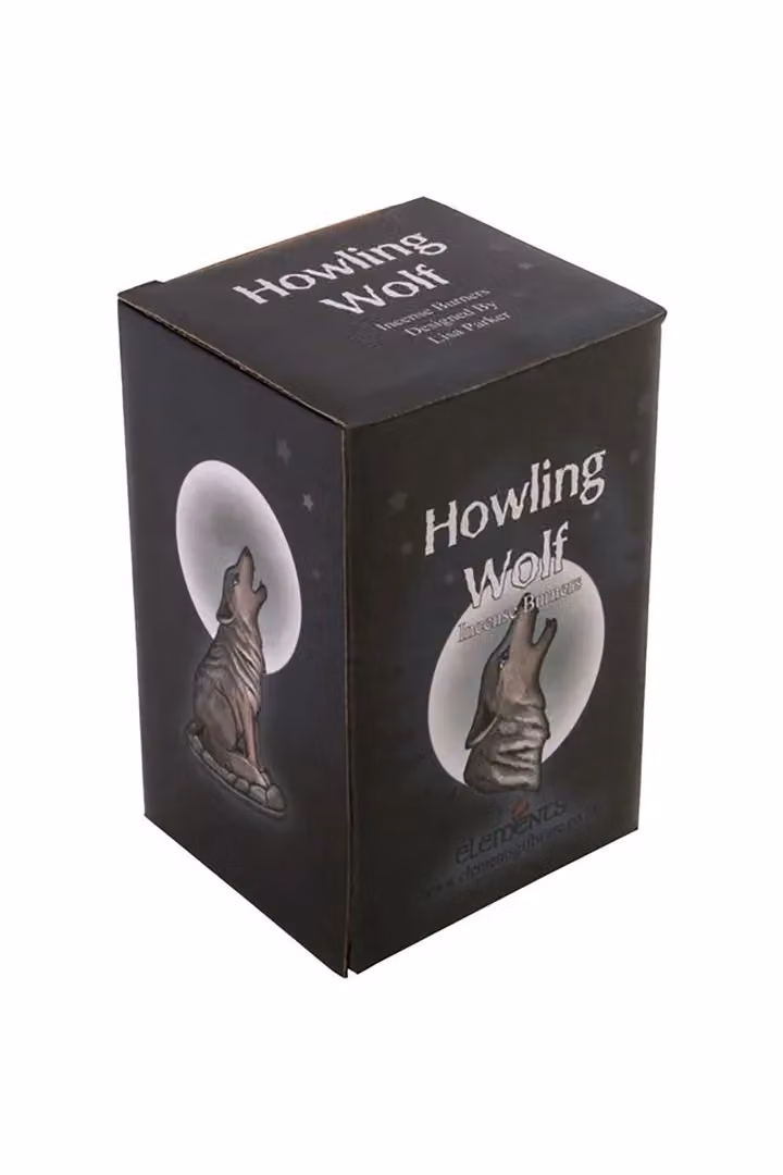 KDMD Wolf Incense Cone Holder in Grey – 2