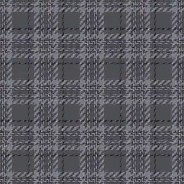 I Love Wallpaper Classic Checked Abstract Wallpaper in Grey