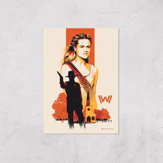 Westworld Dolores Abernathy A2 Giclee Art Print, Multicolour Paper Illustration