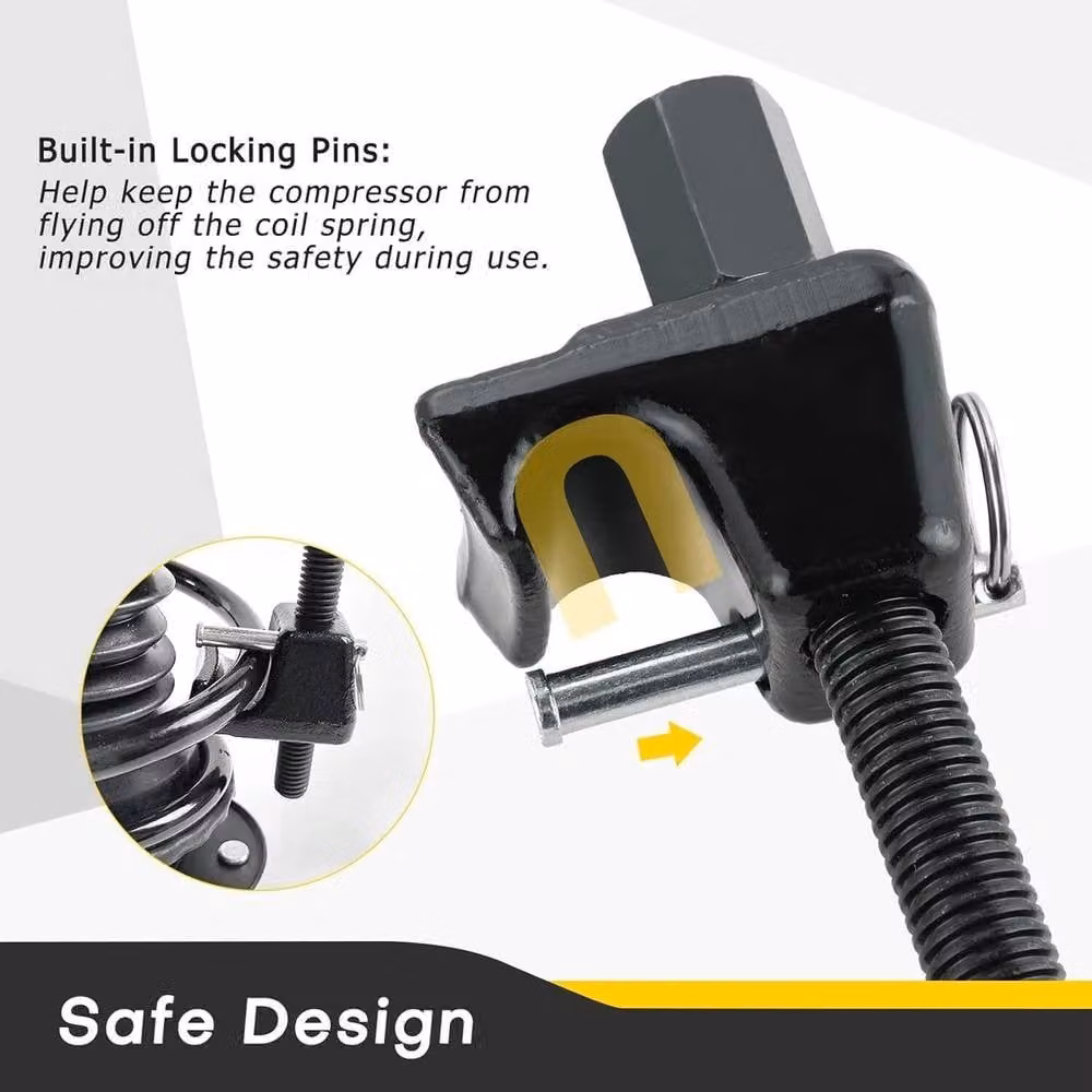 SPETLEK Heavy Duty Car Coil Spring Compressor Tool, 2-Piece Set, Black – 4