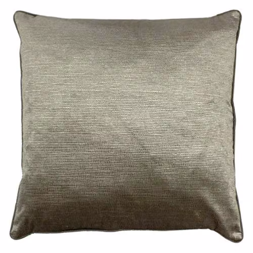 Paoletti Stella Square Polyester Filled Cushion, Champagne, 45 x 45 cm