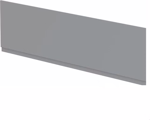 Balterley Front Bath Panel in Matt Grey Acrylic Finish, Width: 170 cm