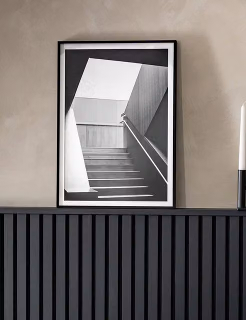 Gallery Direct Aldo Modern City Photographic Rectangular Framed Wall Art, Black