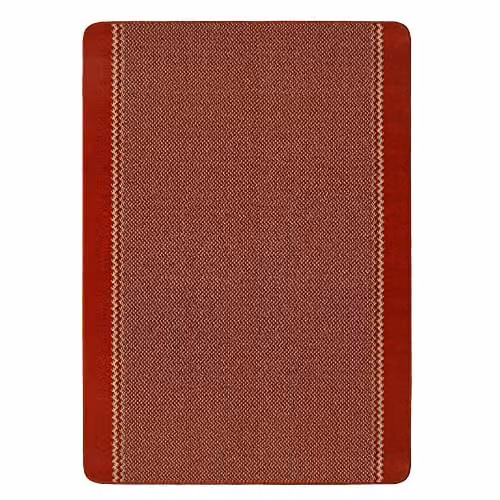 THE RUGS Red Machine Washable Non-Slip Area Rug with Bordered Design, W/D: 190 x 133 cm – 1
