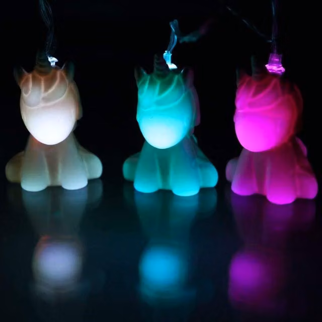 Fizz Creation Multicolour RGB LED String Lights in White