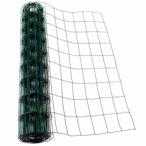 Actiaspet Green PVC Coated Galvanised Steel Wire Mesh Garden Fencing, H: 90 cm – 2