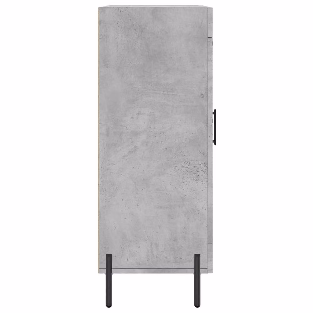 Berkfield Home Industrial Sideboard in Concrete Grey, W/D/H: 69.5 x 34 x 90 cm – 3