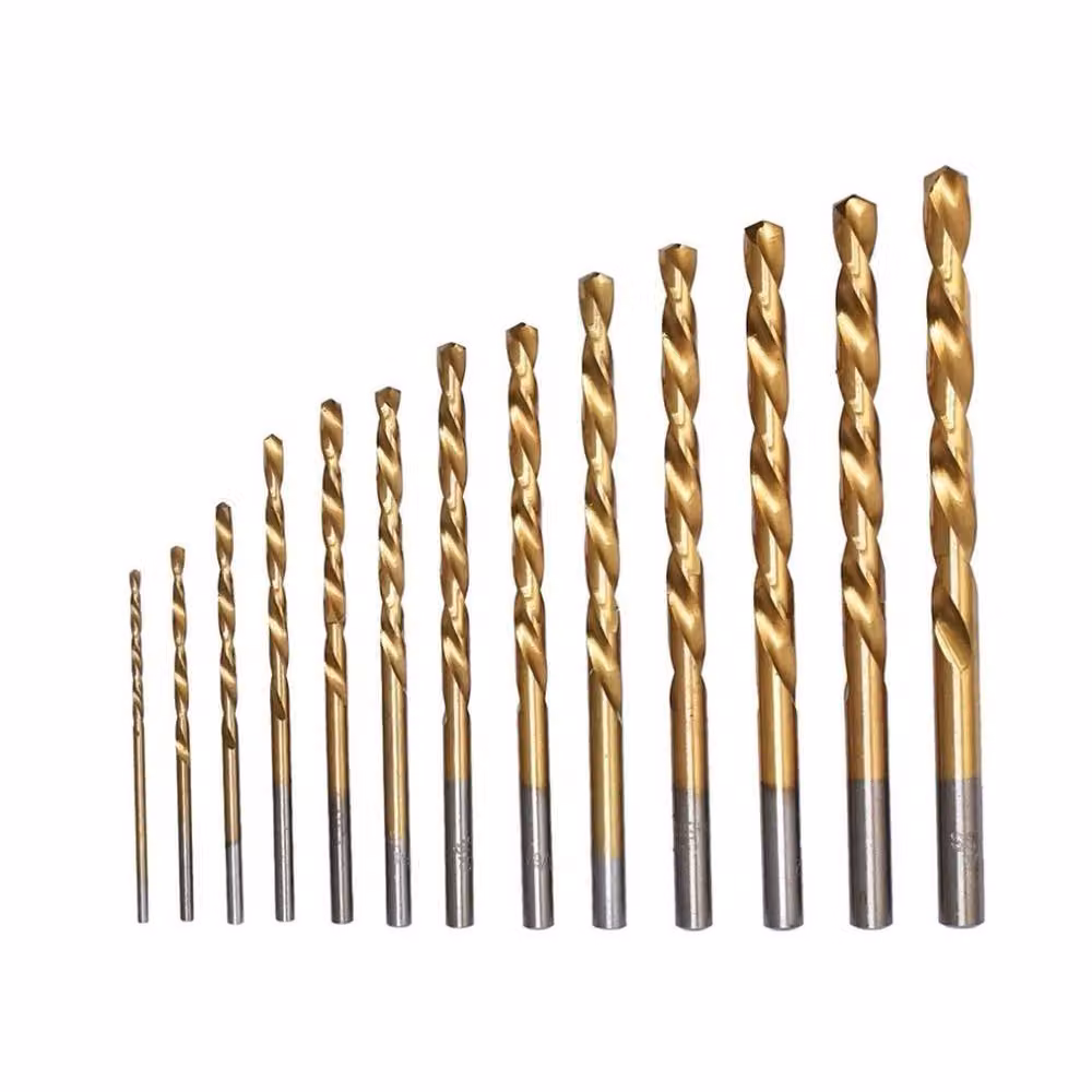 NESTLUNE 13-Piece HSS Left Hand Drill Bit and Screw Extractor Set in Gold and Multicolour – 2