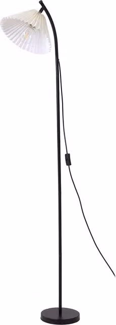 Livingandhome Modern 7W LED Floor Lamp in Black