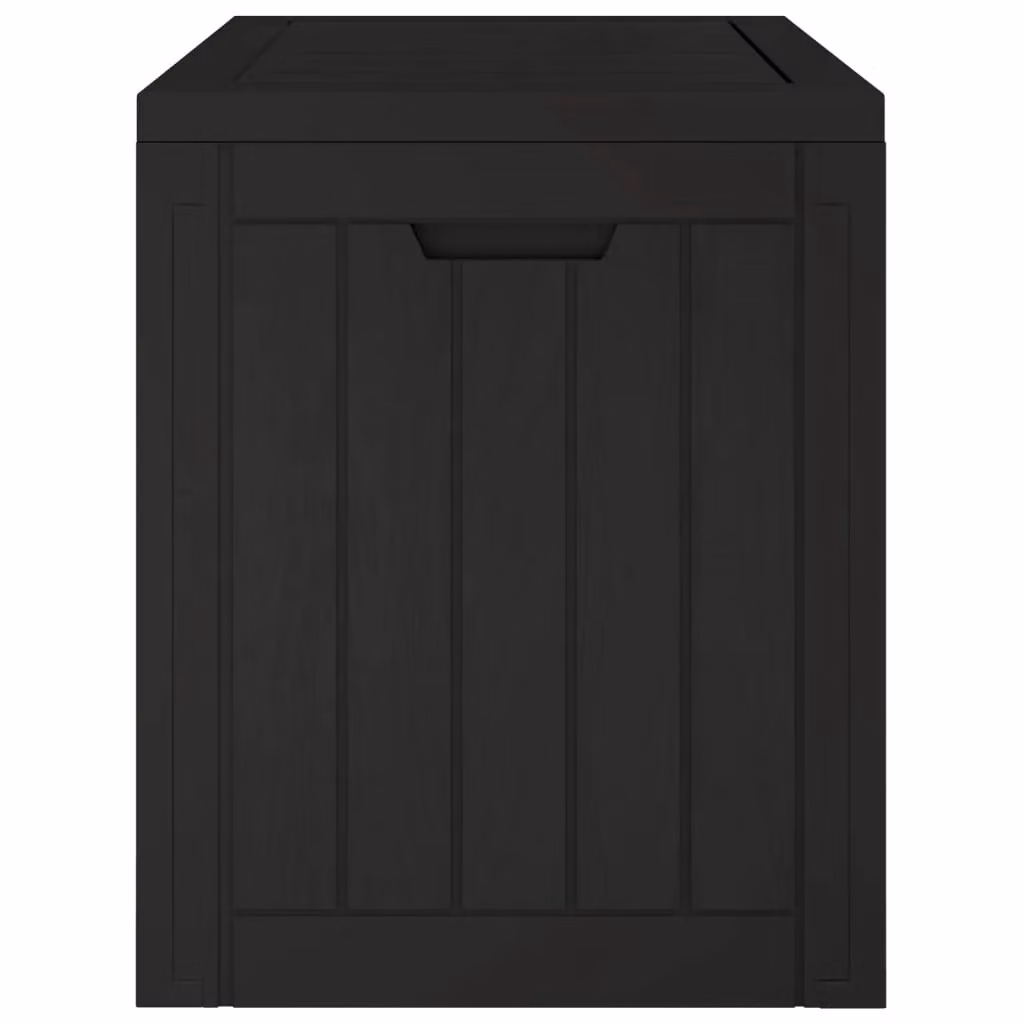 Berkfield Home Garden Storage Box in Black Polypropylene, W/D/H: 55.5 x 43 x 53 cm – 5