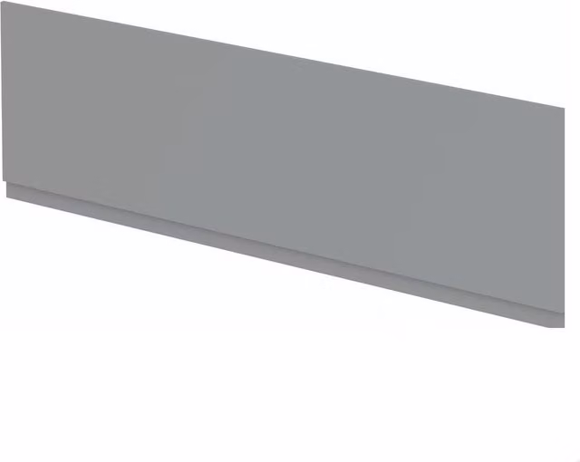 Balterley Front Bath Panel in Matt Grey Acrylic Finish, Width: 170 cm