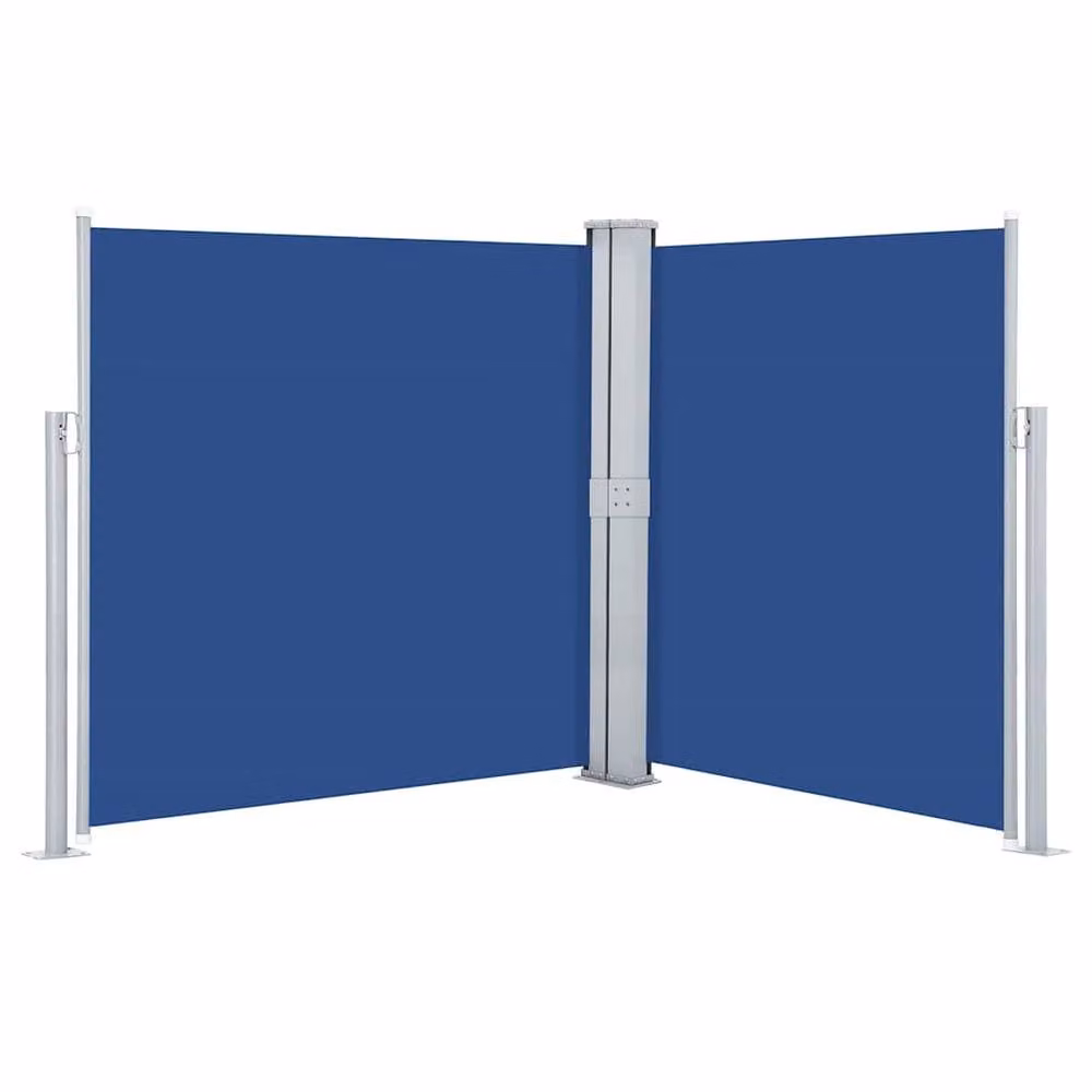 Berkfield Home Retractable Side Awning in Blue, W/D/H: 600 x 160 x 160 cm – 2