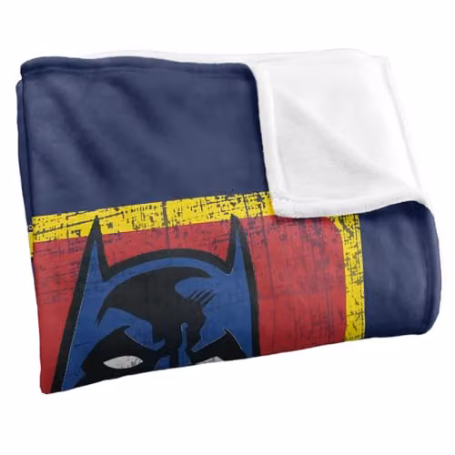 Warner Bros. Batman Super Soft Fleece Throw Blanket, Multicolour, W: 91.44 cm x L: 147 cm – 2