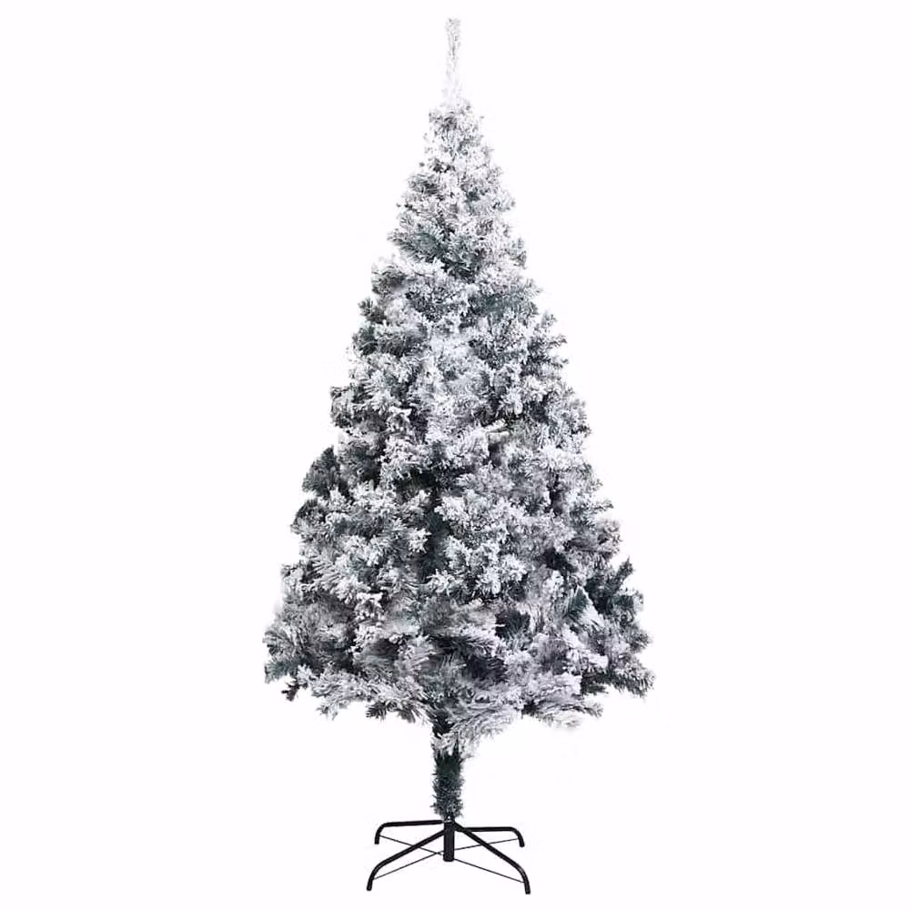 Berkfield Home Artificial Green Christmas Tree with 300 LEDs and Stand, Height: 210 cm – 3