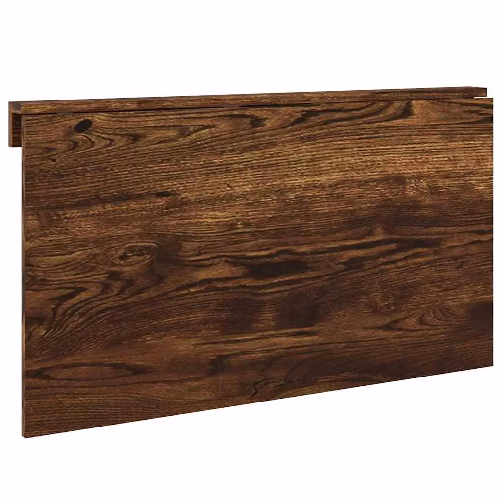 Berkfield Home Folding Wall Table in Smoked Oak Brown, W/D/H: 100 x 60 x 56 cm – 4